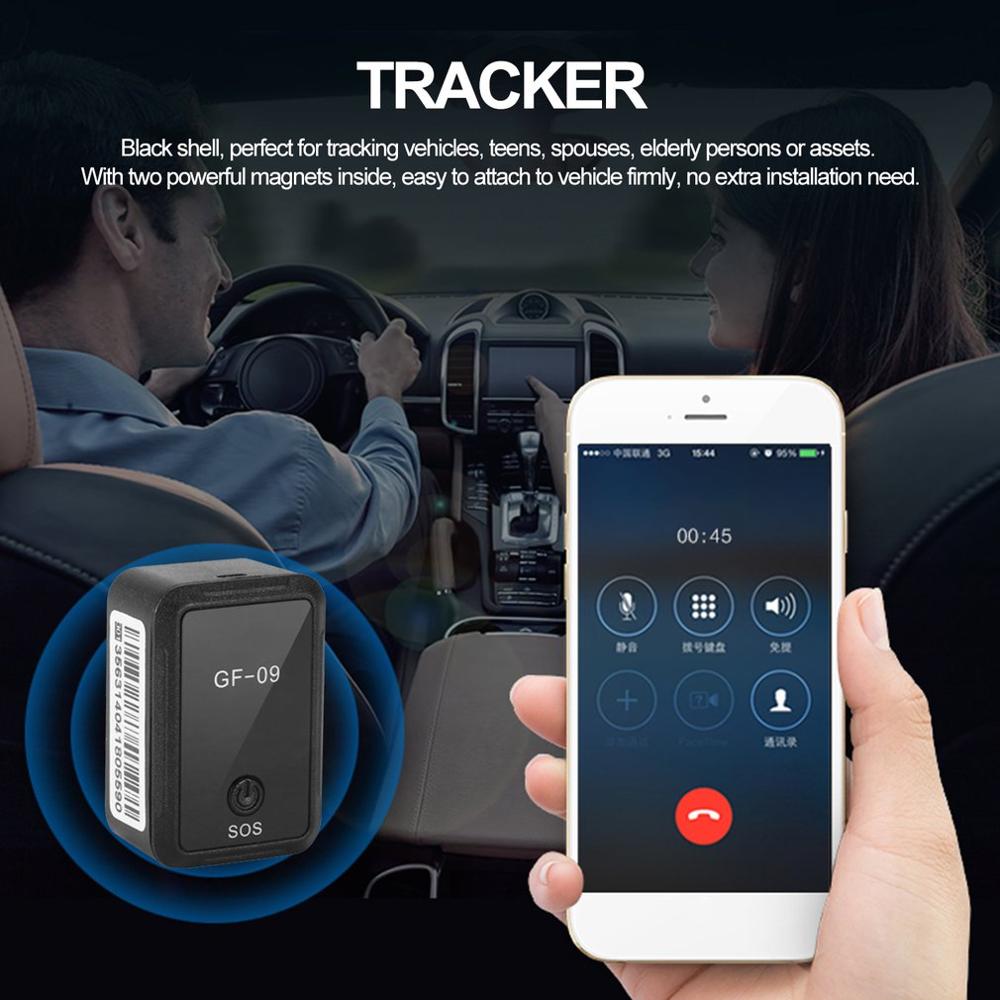 GF-09 Mini GPS Real Time Tracker Car Pet Anti-theft Locator Tracking Device Real-time Vehicle Locator