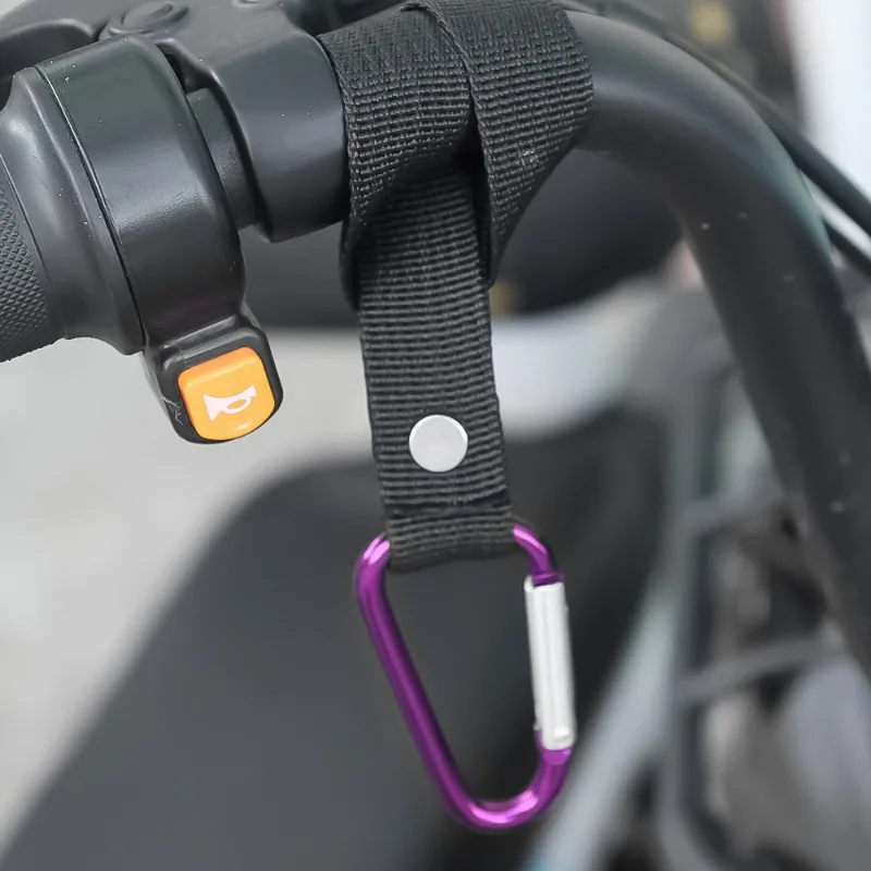 Motorhaak Elektrische Scooter Voorhaak Aluminium Stuurhaak voor Fiets Babywagen Kinderwagen D-haak Hanger