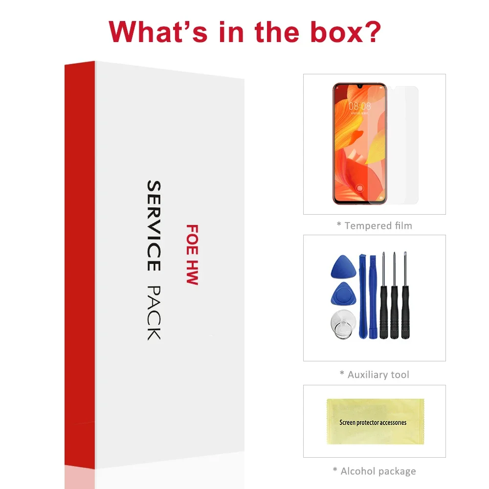 Para HUAWEI P30 6,1 ''para ELE-L29 ELE-L09 AL00 TL00 ELE-L04 pantalla LCD reemplazo del ensamblaje del digitalizador de pantalla táctil