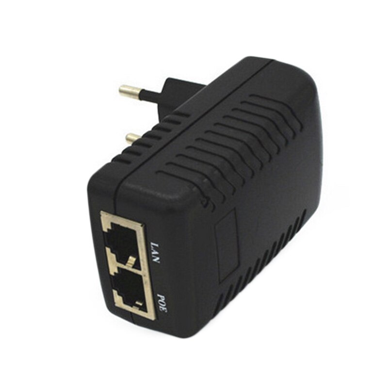 Universele Adapter Converter Netwerk Apparaat Supply Adapter Us/Eu Poe Plug Muur Plug Injector Ethernet Adapter