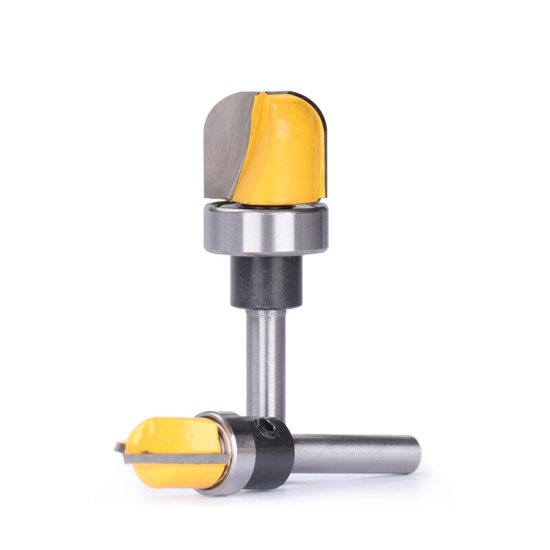 Xcan træfræserbit 6mm skaft 3/4-1/2 diameter skålbakke fræserbit rundnæse fræser til træskæreværktøj
