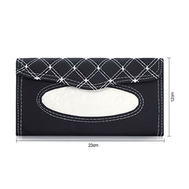 Auto Zonneklep Tissue Box Houder PU Leather Tissue Papier Doos Cover Case Auto Organizer Accessoires