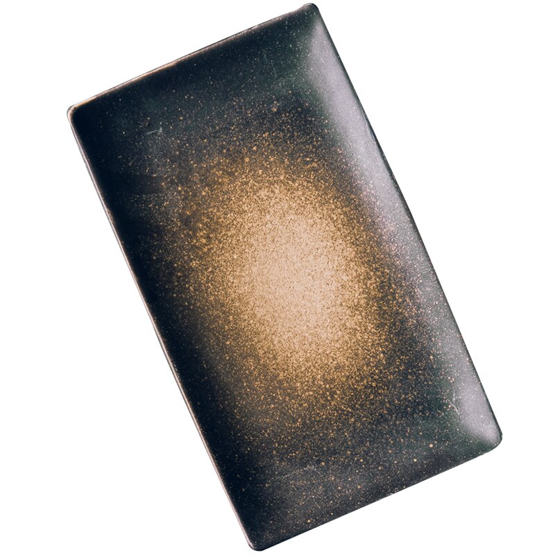 8.5-inch large rectangular plate Japanese-style ceramic plate sushi plate large size flat-panel good-looking tableware