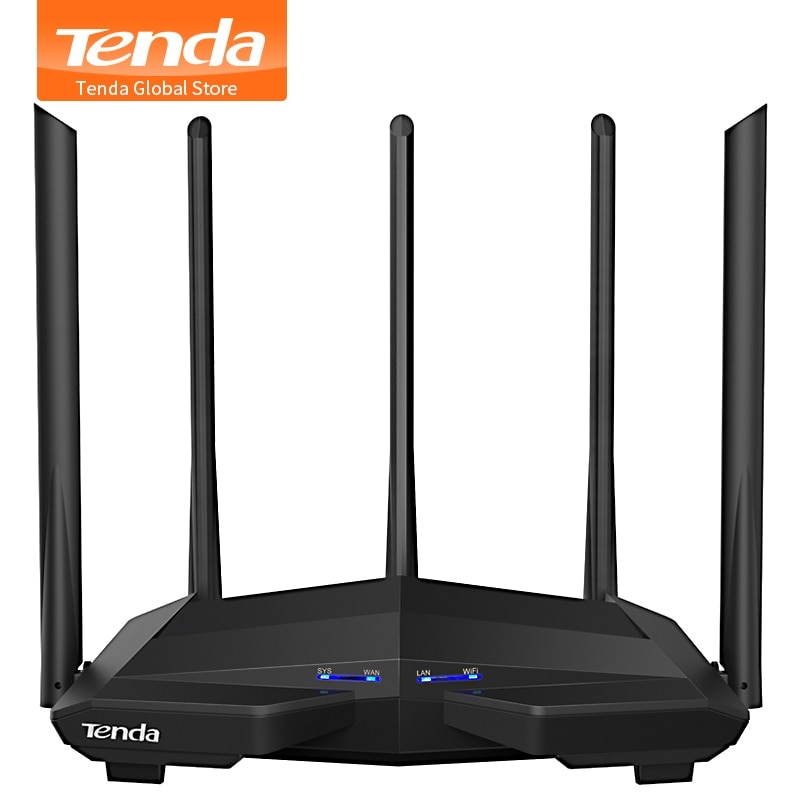 Tenda AC11 AC1200 Wifi Router Gigabit 2,4G 5,0 GHz Dual-Band 1164Mbps kabellos Router Wifi Verstärker mit 5 hoch gewinnen Antennen