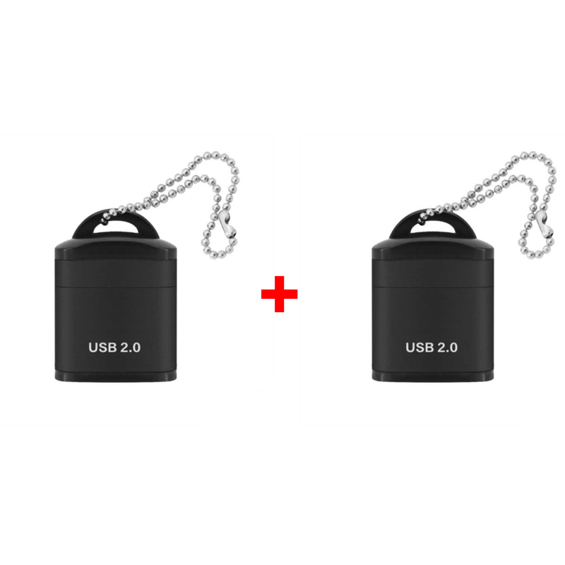 Mini High Speed USB 2.0 Card Reader TF Micro SD Memory Card Adapter For PC Computer Laptop Notebook Car Micro SD Card Reader: Gold