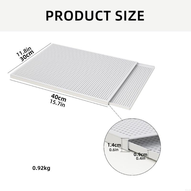 KX4B Set Of 2 Aluminum Oven Baking Sheet Puff Pastry Tray Nonstick Perforated Dish for Meat and Dessert Mille Feuille Pans