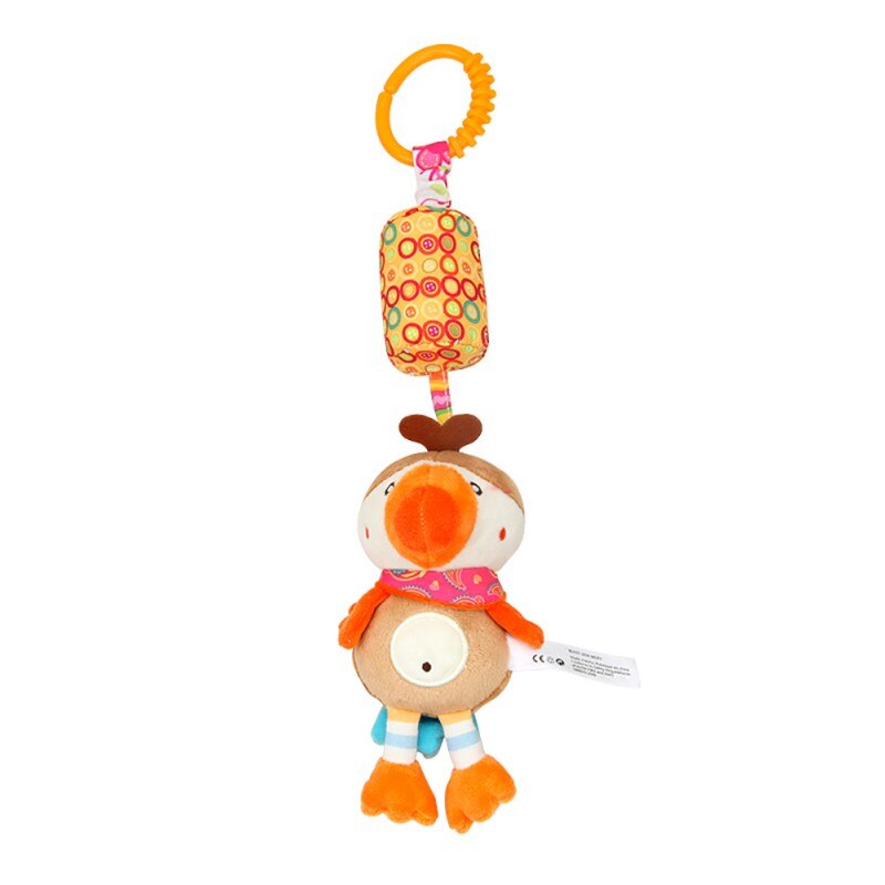 Rattle Toys For Baby Cute Puppy Bee Stroller Toy Rattles Mobile Baby Trolley 0-12 Months Infant Bed Hanging Baby Rattle: A