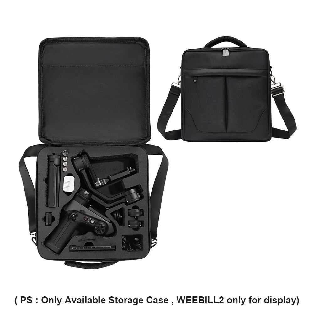 Wasserdichte reise- und outdoor-tasche mit großem fassungsvermögen, schultergurt, kratzfester tragetasche, passend für zhiyun weebill 2