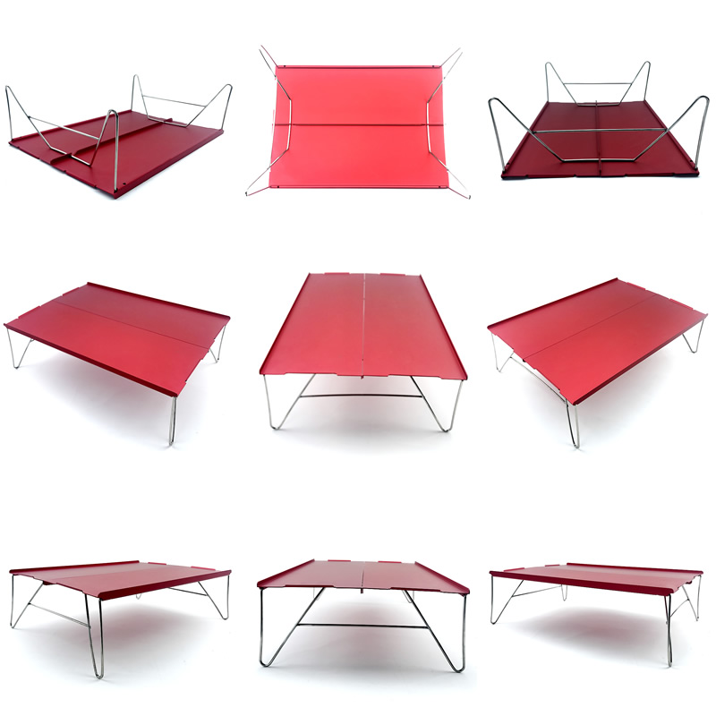 Camping Mini Tafel Klaptafel Kleine Draagbare Vouwen Compact Aluminium Tafels Voor Thuis Wandelen Camping