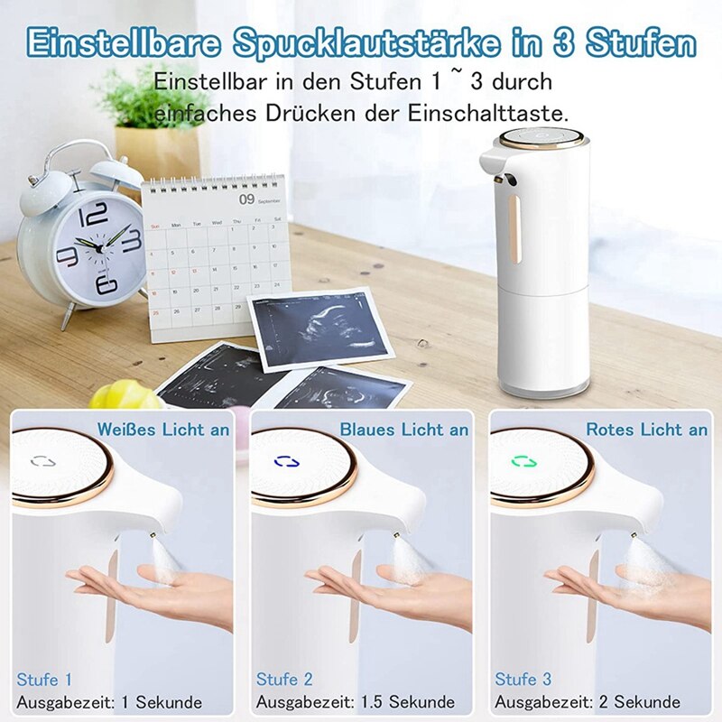 Automatic Touchless Alcohol Dispenser Touchless Soap Dispenser Spray Machine 300Ml Rechargeable Soap Dispenser