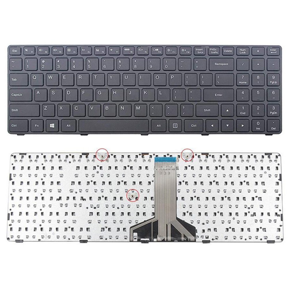 Clavier de remplacement pour Lenovo Ideapad 100-15IBD 100-15IBD Type 80QQ P/N: 6385H-US