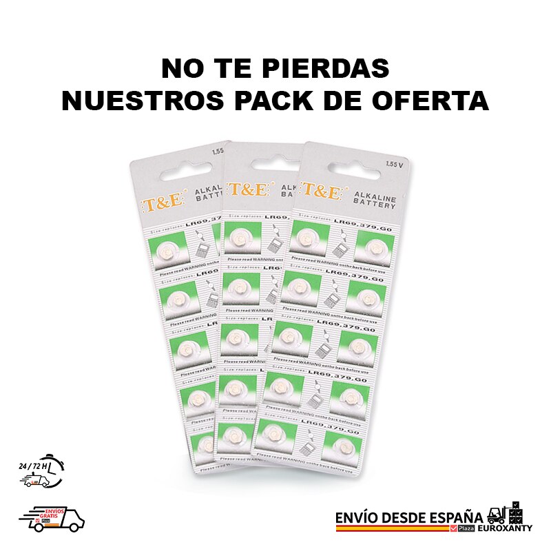 Euroxanty®| Knop Batterijen | LR41 | AG3 | 30Pcs | Klok Batterijen | Knop Batterijen | Batterij Horloge | knop Batterij | LR41 Batterijen