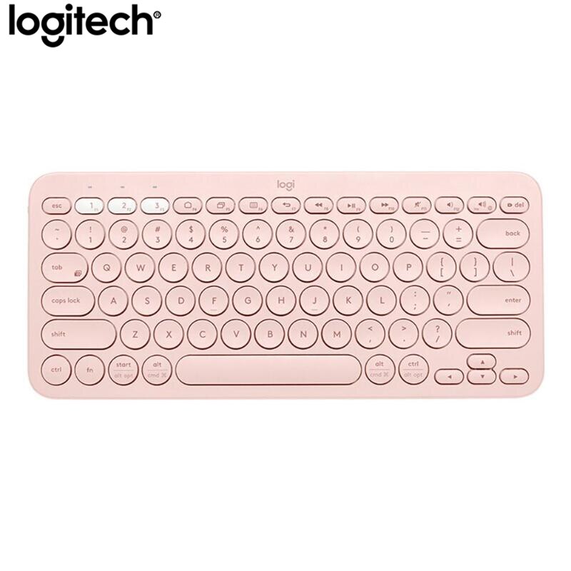 Logitech K380 Bluetooth Wireless Keyboard Portable Ultra Thin Mini Mute Multi-Device Keyboards For PC Laptop Tablet Android IOS