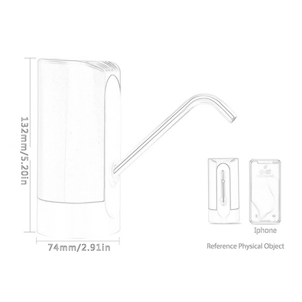 Elektrische Waterpomp Drinken Fles Water Pomp Machine Schakelaar Usb Oplaadbare Originele Home Office Portable Automatische Pomp