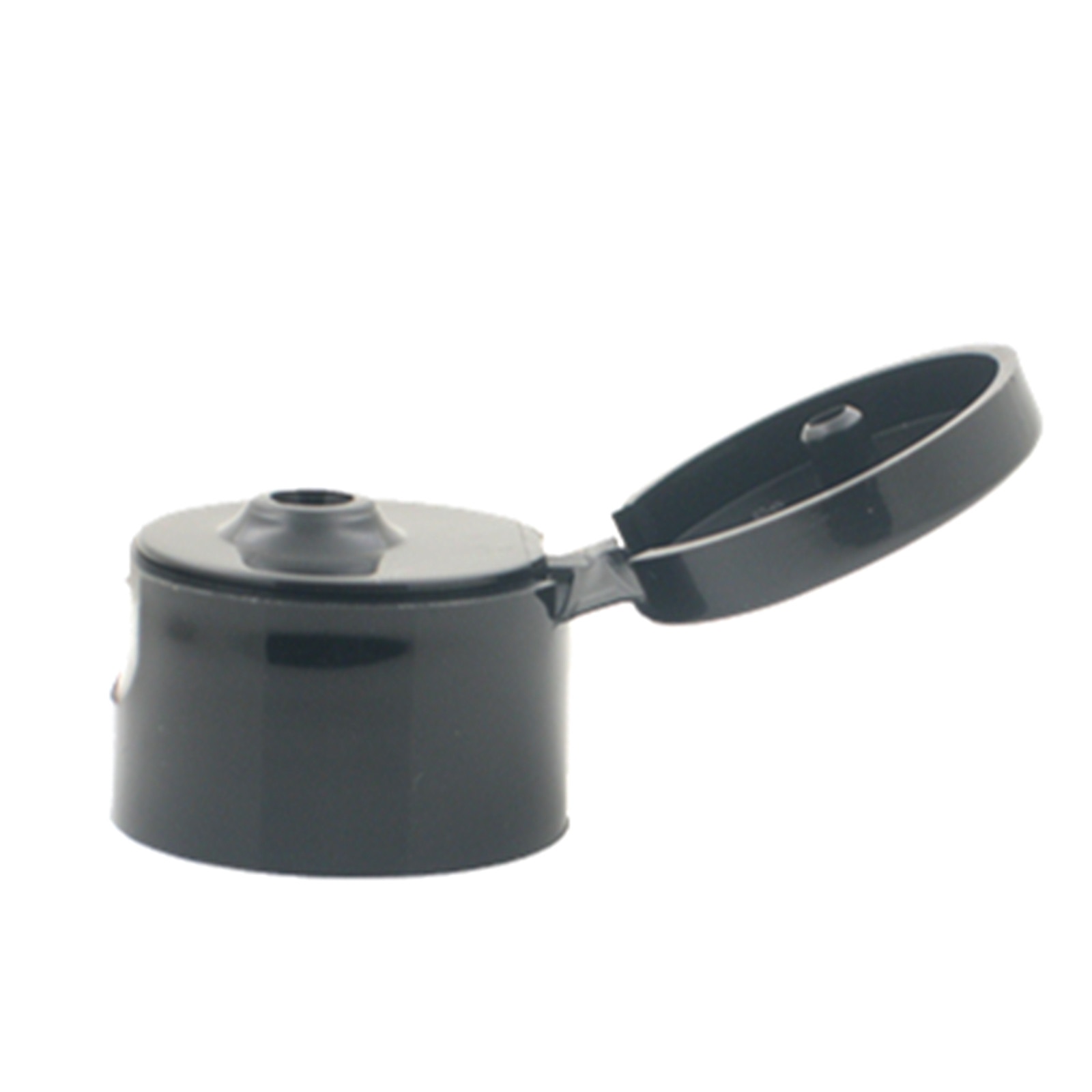 empty white/black Dispensing Caps Plastic Bottles, 500ml clear PET bottle with flit top cap