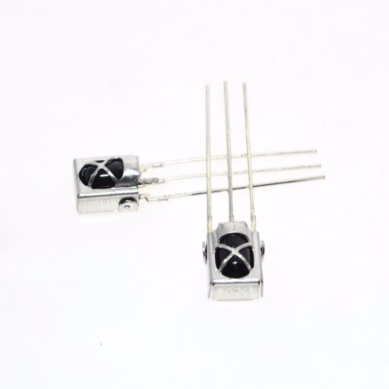 50 stks/partij VS1838B HX1838 universal geïntegreerde universele infrarood ontvanger infrarood ontvanger band shield