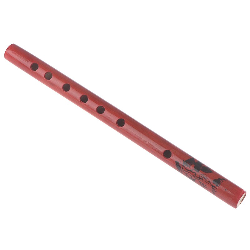 Flauta de bambú tradicional China de 6 agujeros, clarinete Vertical, instrumento Musical de madera, Color para niños, 1 ud.