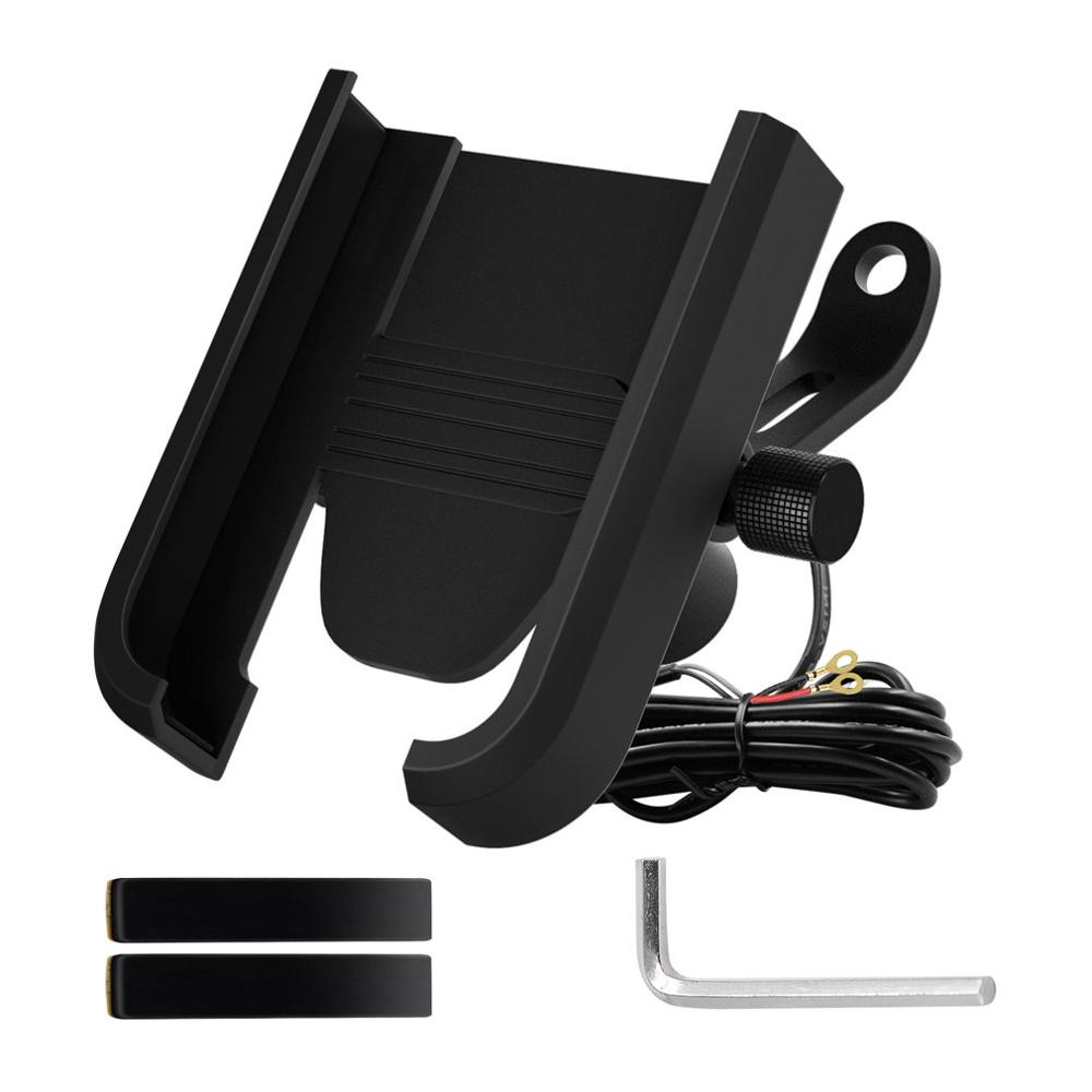 Soporte de teléfono móvil para motocicleta batería coche eléctrico para llevar a prueba de golpes soporte de teléfono móvil de navegación fija: TYPE 4