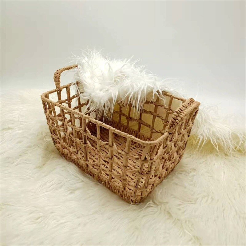Baskets photo props Newborn Photography Rattan Basket Furniture Baby Photography Prop Shooting Accseearies Backdrop Chair