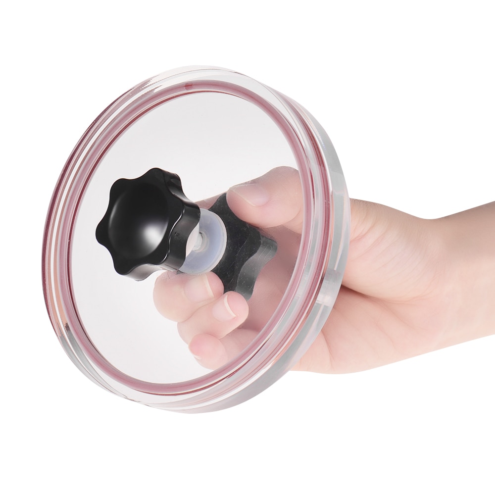 LP Vinyl Record Cleaner Clamp Vinyl Record Lable Saver Protector Waterproof Acrylic Clean Tool Accessories