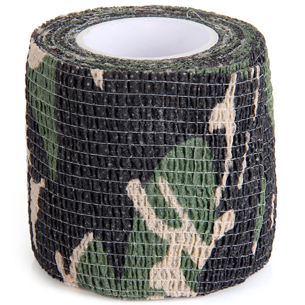 Uning Self-adhesive Protective Camouflage Tape Wrap 5CM x 4.5M Camo Form Non-woven Fabric Stealth Tape Stretch Bandage