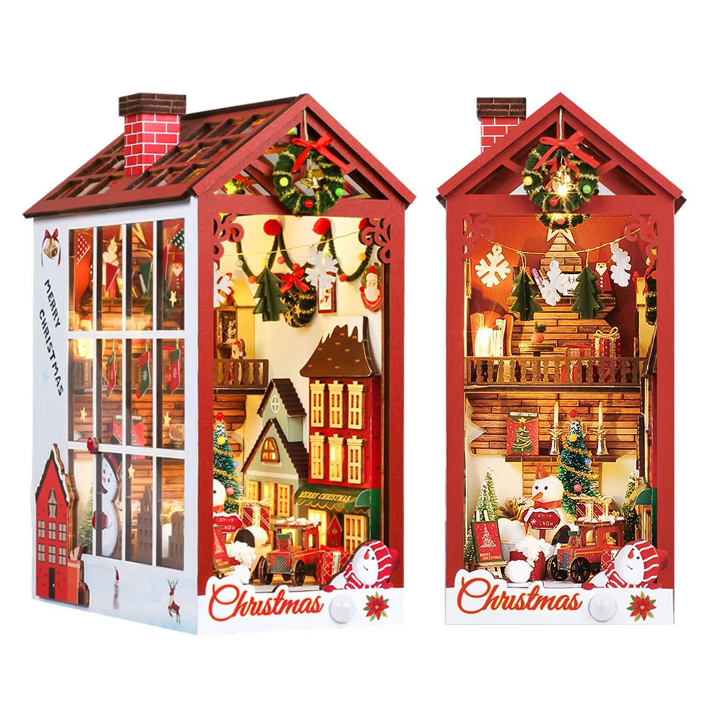 Cutebee DIY Puppenhaus Bausatz Japanischer Garten RV Holz Miniatur Puppenhaus Spielzeug für freundlicher Mädchen Erwachsene Mädchen: Mehrfarben