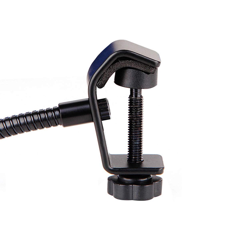 Microfoon Filter Dual Gelaagde Wind Sn Met Flexibele 360 ° Zwanenhals Clip Stabiliserende Arm Voor Blauw Yeti En Andere microph