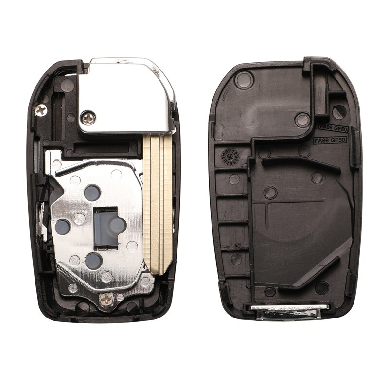 OkeyTech składana klapka obudowa pilota z kluczykiem samochodowym robić Toyota Corolla RAV4 zabawka43 wymienna obudowa kluczyka robić samochodu pokrywa kieszonka na zegarek pusty nie oszlifowany ostrze