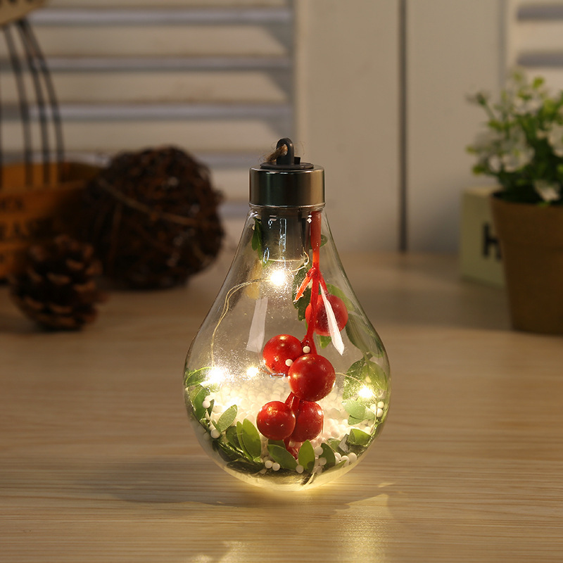 Bombillas de hadas LED con globo de hoja centelleante para cumpleaños, boda, , Acción de Gracias, día de la madre, decoración navideña, lámpara de noche: RGB