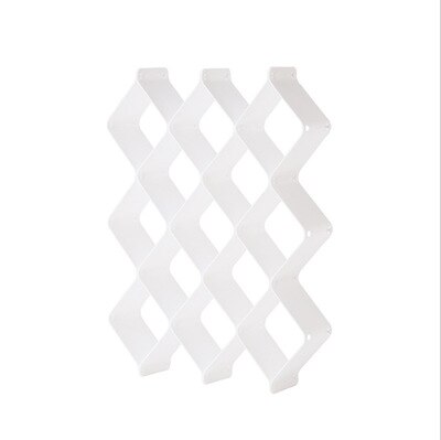 Divisori per cassetti fai-da-te organizzatore di stoccaggio per cassetti regolabile per disordine posate da cucina comò strumenti per il trucco calze cassetti per ufficio: bianca 6pezzi