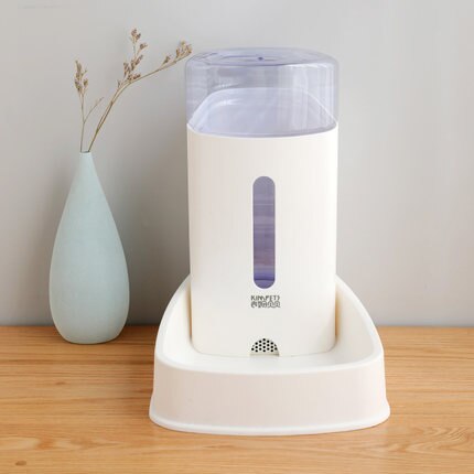 Automatische voerbak voor katten, huisdierproduct, water, waterdispenser, kattenfontein, kattendrinkbak, gato, voerdispenser voor huisdieren, qjj 60 zdws: Wit water
