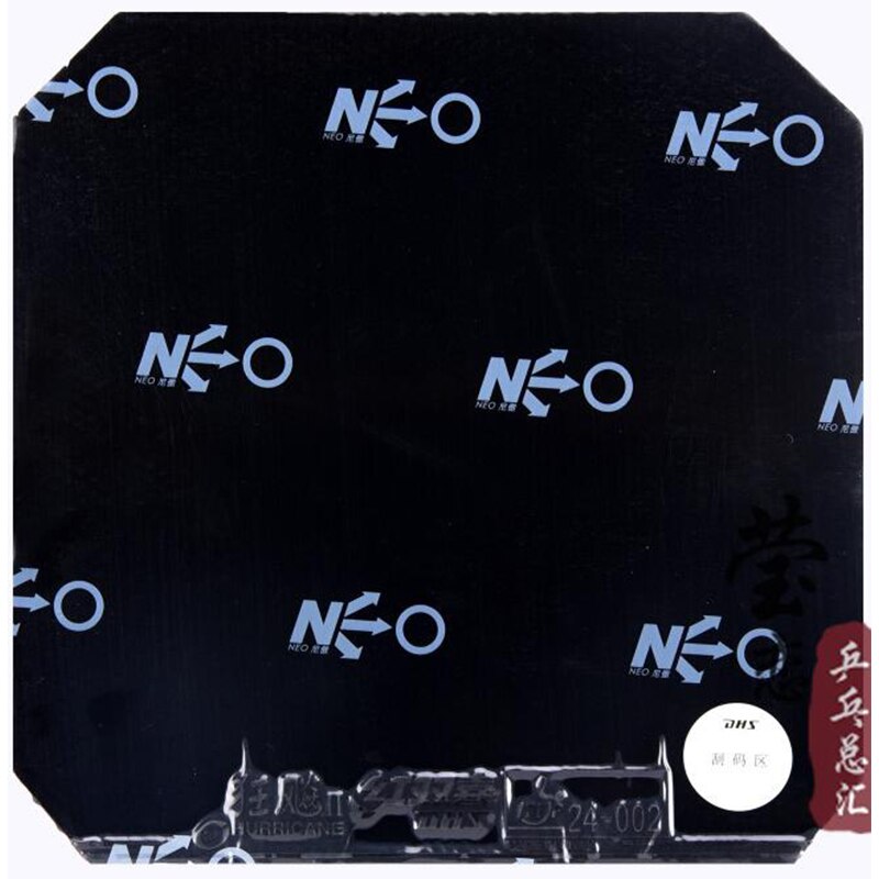 Original DHS NEO Hurricane 2 table tennis rubber dhs racket dhs blades racquet sports pingpong rubbers