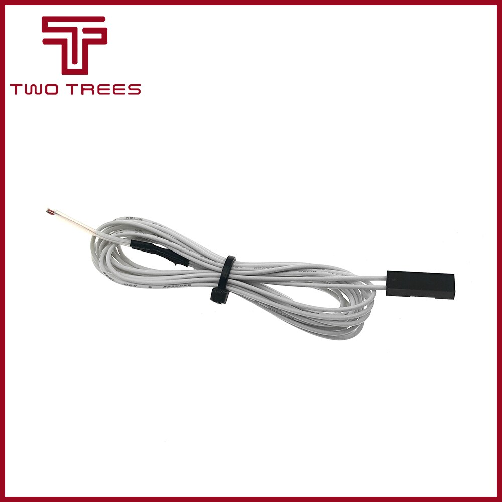 5pcs/lot 100K ohm NTC 3950 Thermistors Sensors with Cable 3D Printers Parts Temperature Part White 1M Line Accessories