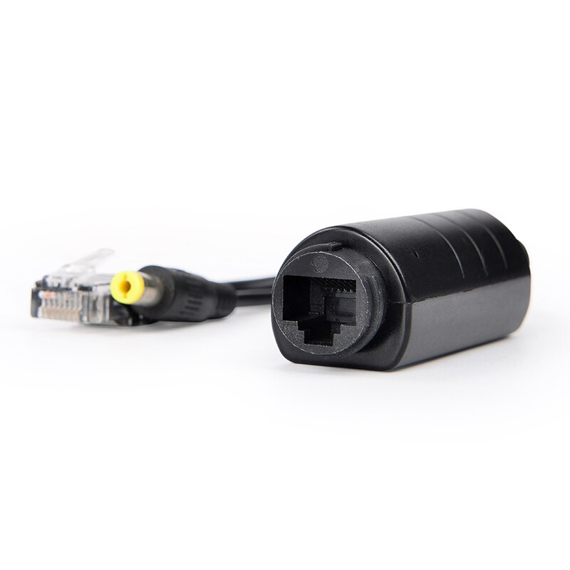 Waterdichte FS5712B 10/100M Ingang 48V Dc/0.35A, output 12V/1A 1500V Hoogspanning Isolatie Poe Splitter