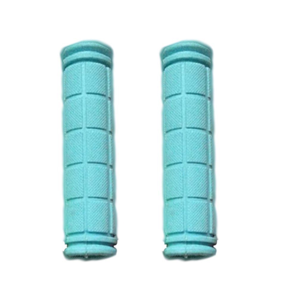 Bike Handlebar Grips Ergo Rubber Cycling Bicycle Grips Ergonomic Shape and Vibration/Shock Absorbent Rubber Grips: blue