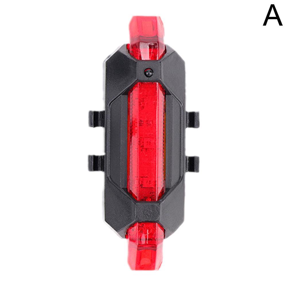 Cycling Tail Lights Rechargeable Bicycle Tail Lights Night Bike Mountain Lights Highway Safety Warning Back Bicycle Taillights: WHITE