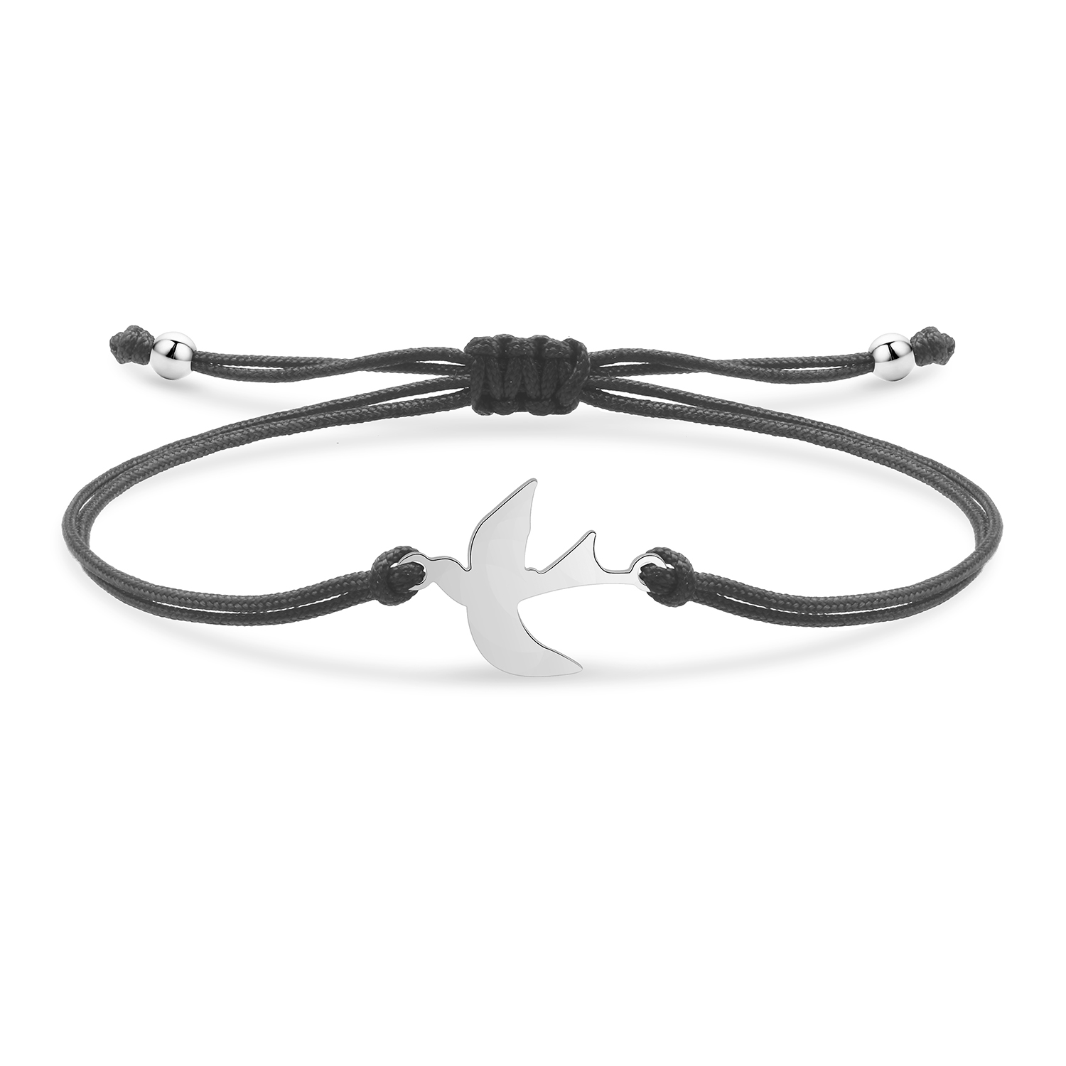 Roestvrijstalen Mooie Zwaluw Bedelarmband Vrouwen Wilde Dieren Rood Roze Blauw Grijs Groen Paars String Handgemaakte Sieraden Cadeau