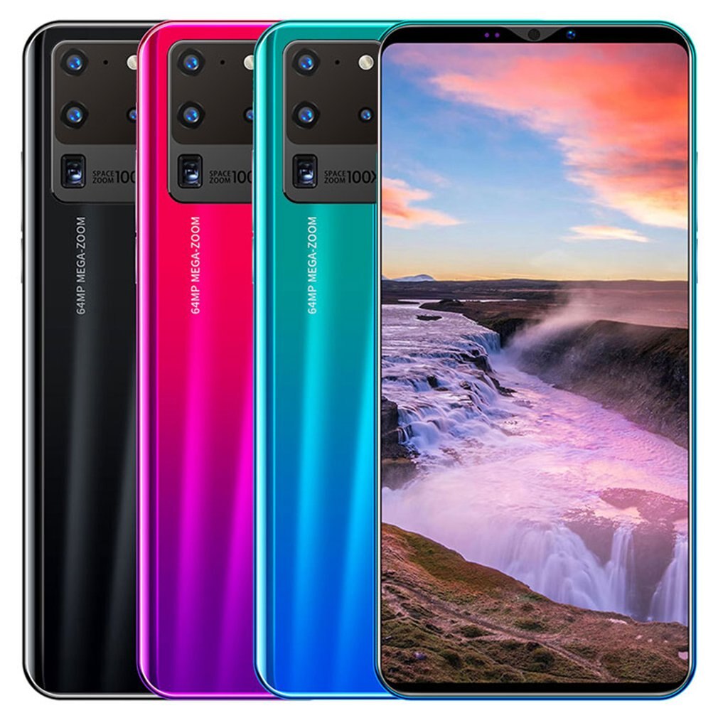 Teléfono Inteligente Android 5,8 "Pantalla Completa" teléfono móvil con doble SIM 512M + 4G Quad Core 3G teléfonos celulares S20 Mini