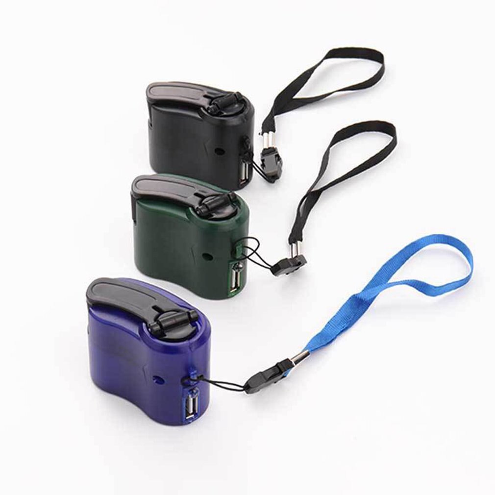 Handkurbel Ladegerät Hand Generator praktisch Notfall Ladegerät Usb Ladegerät Notfall Ladung Usb
