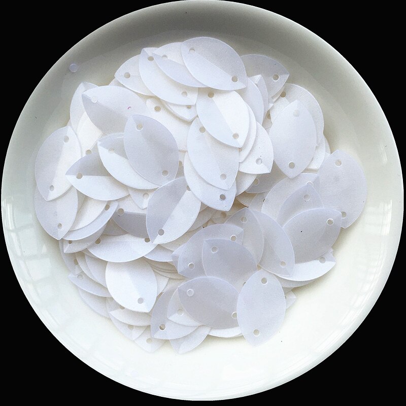 150 ks 2 ks 9*15mm šálky oválne skladané flitre v tvare konských očí flitrové paillettes pre remeslá, dámske doplnky na šitie pre domácich majstrov s 2 otvormi