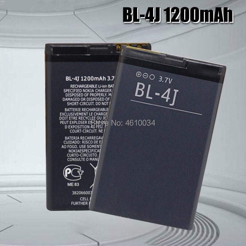 1200Mah Bl 4J BL-4J Batterij Voor Nokia Lumia 620 C6 C6-00 C600 Touch 3G Vervangende Batterij BL4J
