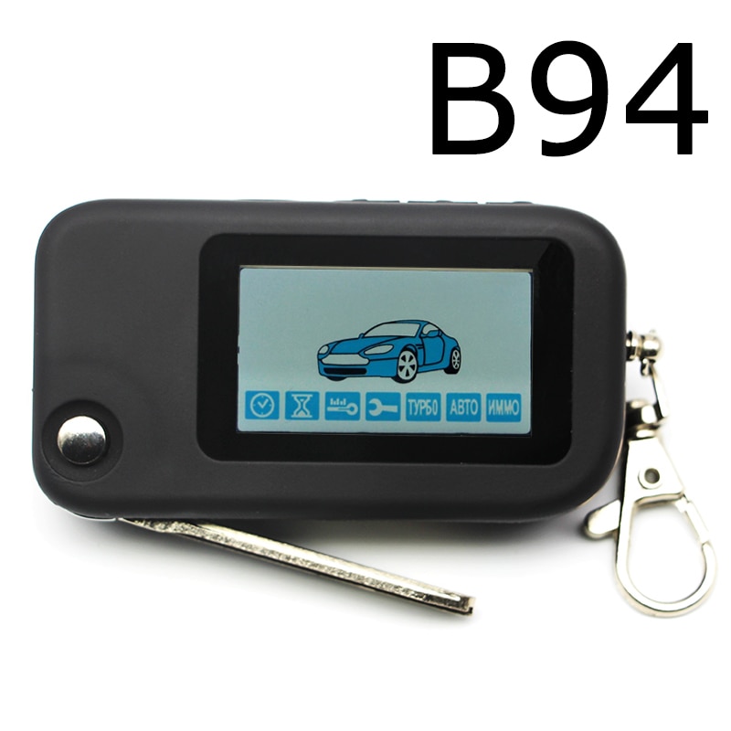 Sleutelhanger Met Flip Sleutel B94 Afstandsbediening Met Key Ongecensureerd Blade Voor Starline B94 Twee Manier Auto Alarm Auto Beveiliging