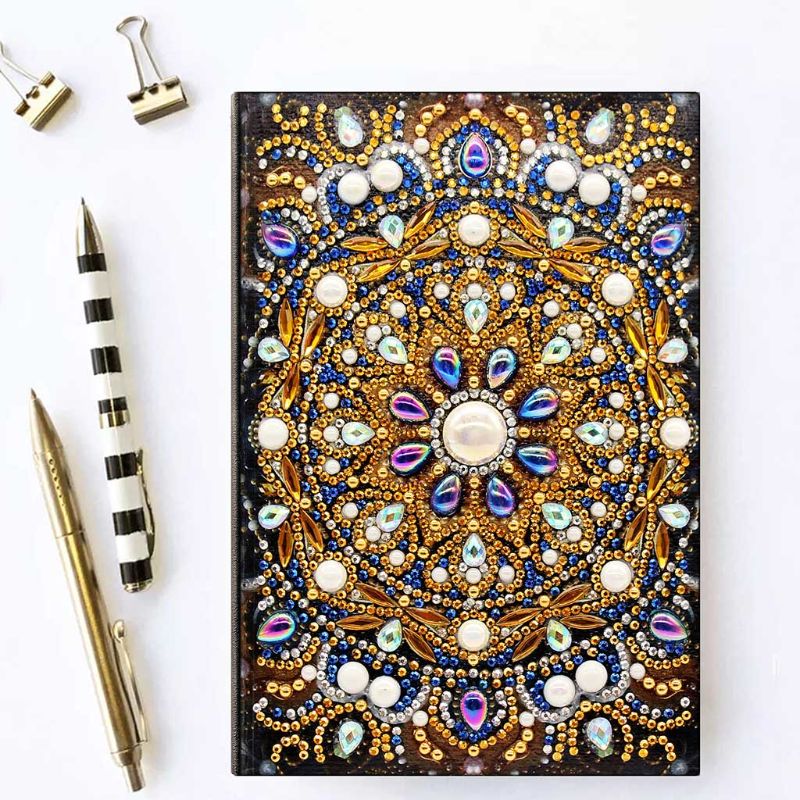 Carnet de notes A5 avec peinture diamant, 50 Pages, carnet de notes avec broderie spéciale, points de croix, pour bricolage