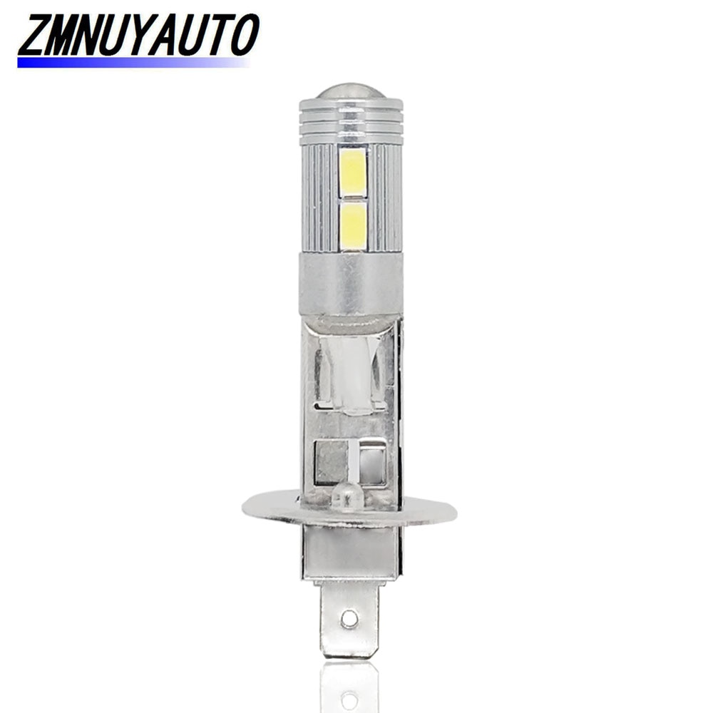1 Pcs Super Heldere Lamp Led H1 Mistlamp Auto Licht 10SMD 5730 Wit Auto Dagrijverlichting Voertuig Externe lamp 12V 6000K