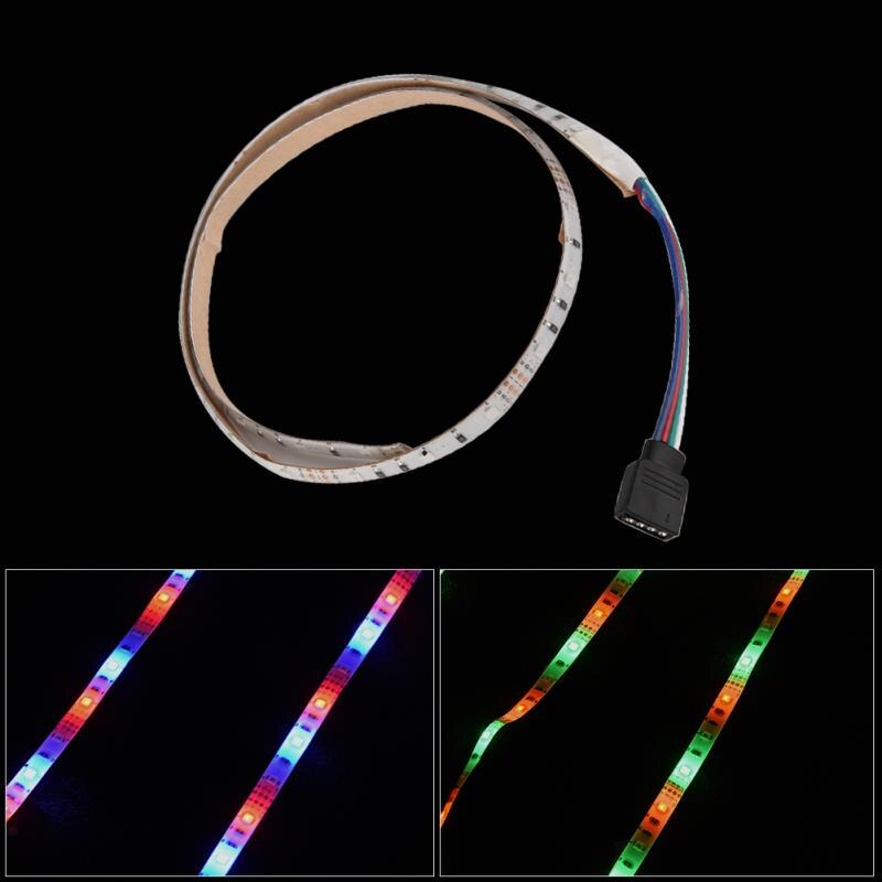 Waterproof USB RGB LED Soft Strip Lighting Background Light Backlight for Computer TV PC
