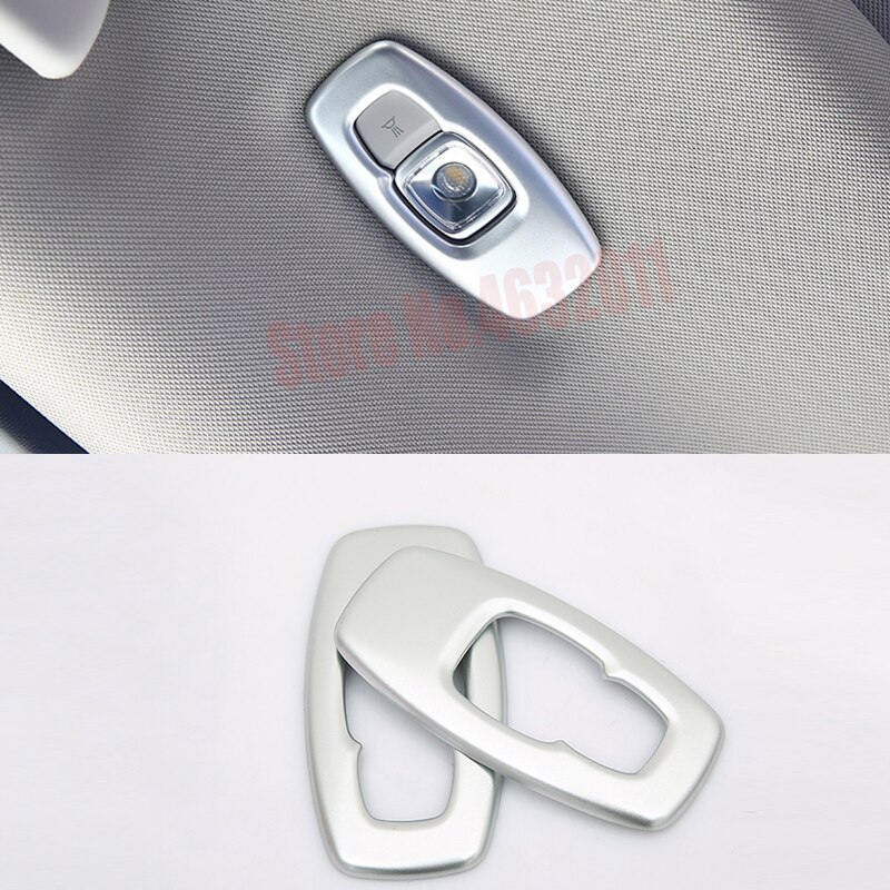 For Renault Kadjar ABS Matte Car Window Lifter Interior Decoration Cover Trim LHD styling accessories 2pcs: Rear Reading
