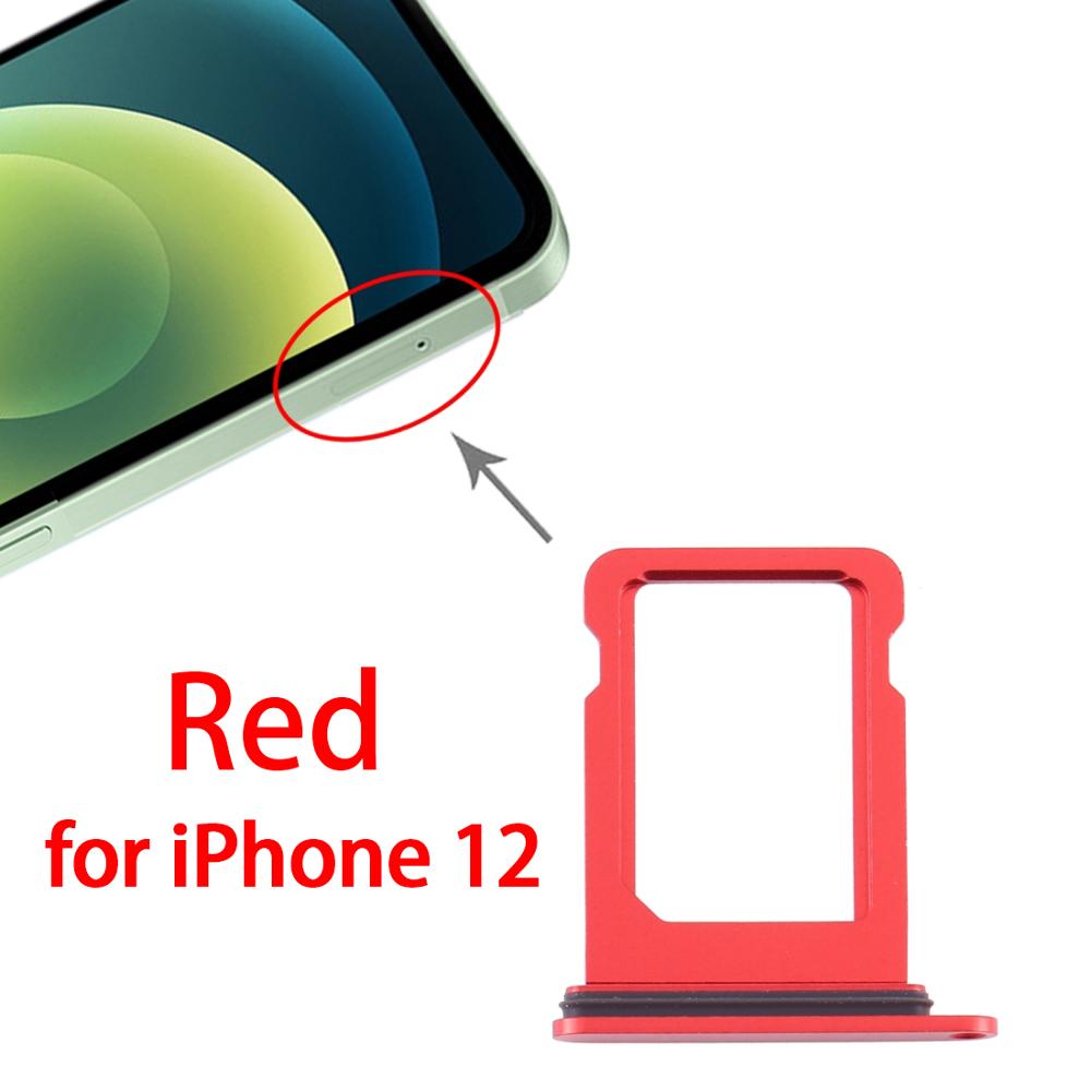 SIM Card Tray for iPhone 12/12 Mini: 12(Red)