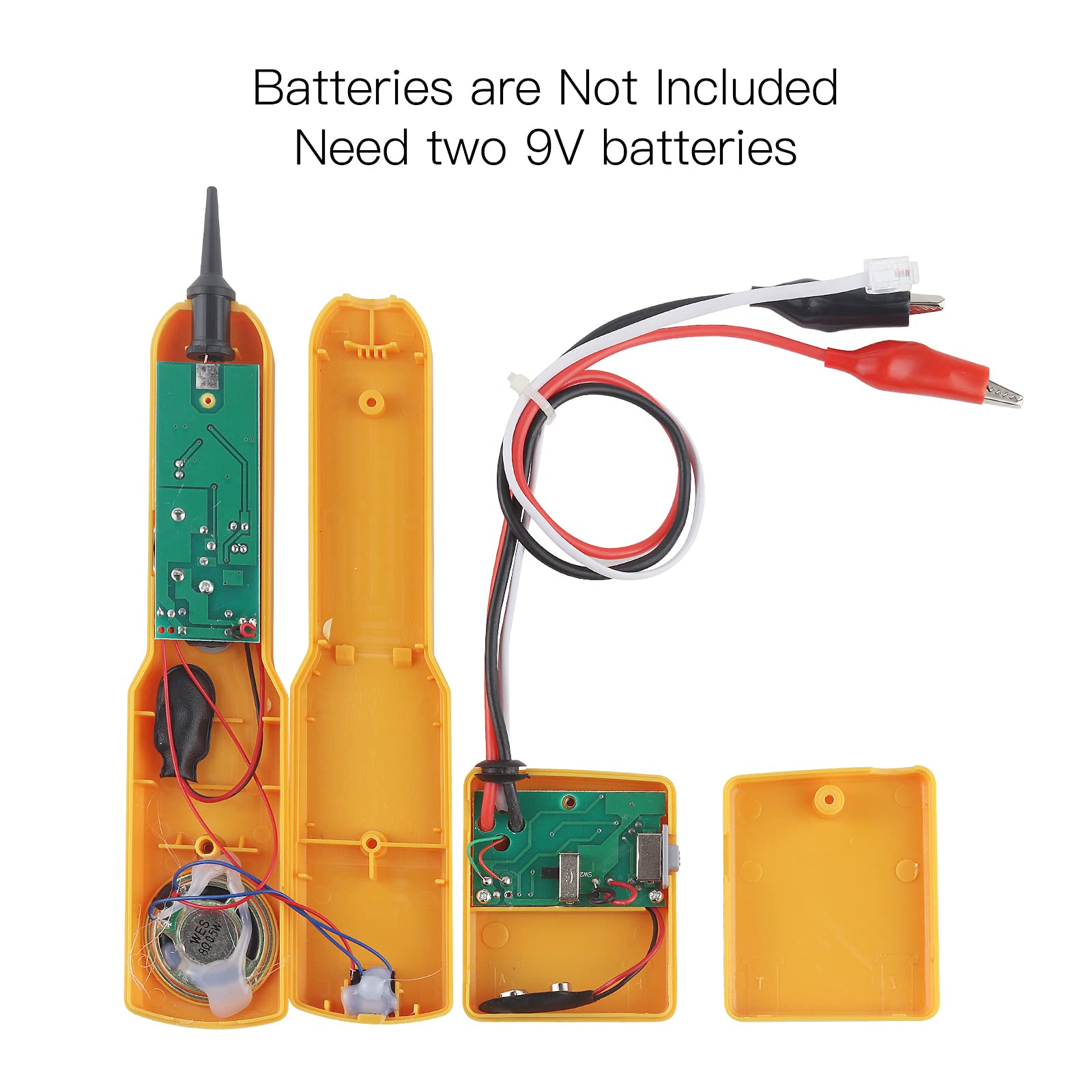 Cable Wires Tracker Circuit Telephone Line Tester Short Open Finder RJ11 Plug, Circuit Continuity Tester, Electrical Wire