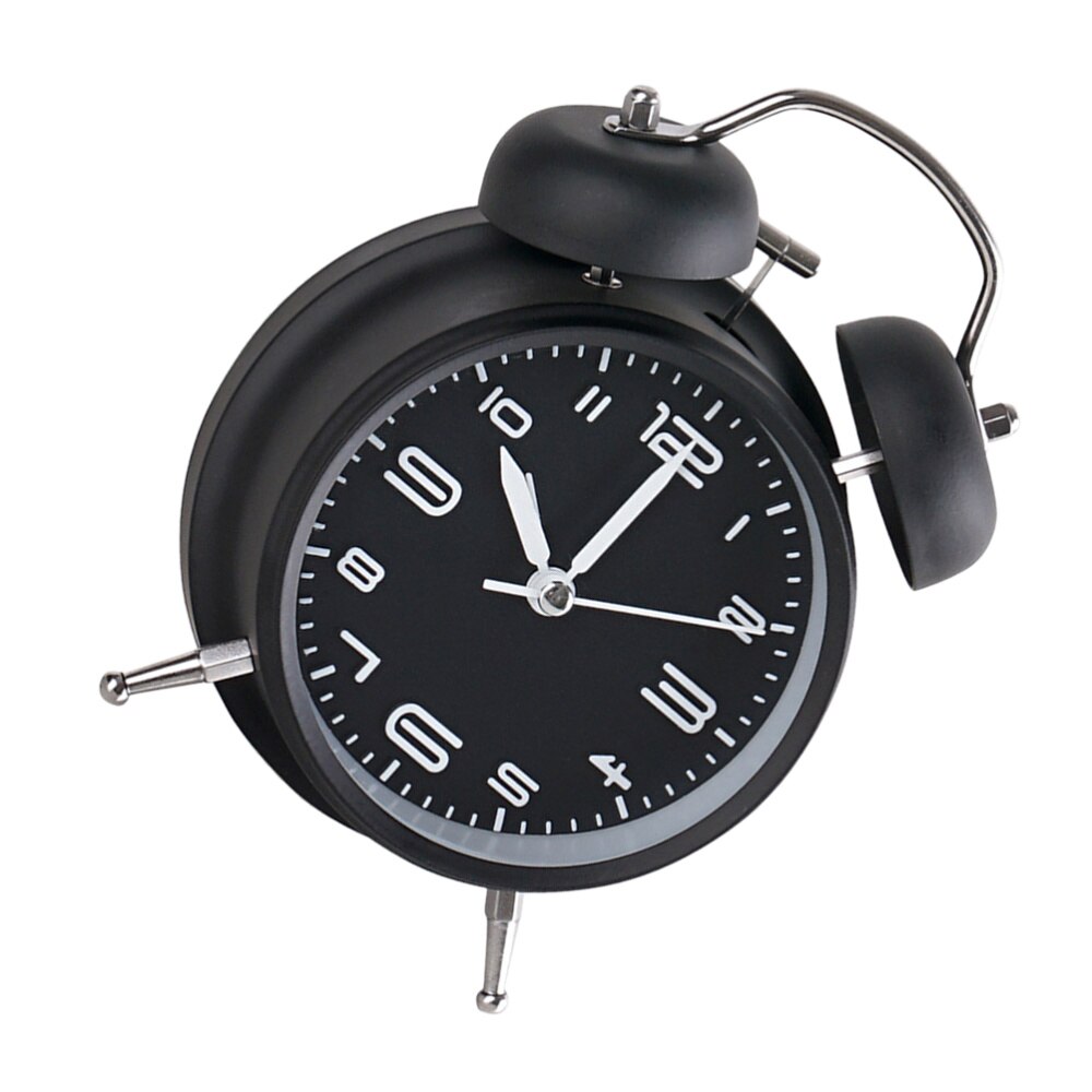 1PC Students Alarm Clock Simple Bedroom Desk Clock Cartoon with Night Light Alarm Clock Mute Alarm Clock Retro Ringing