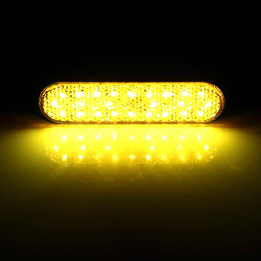 Voor auto's, vrachtwagens, aanhangers, motorfietsen, richtingaanwijzers, achterlichten, remlichten, stopmarkeringslichten, 24 led-reflectoren voor motorfietsen